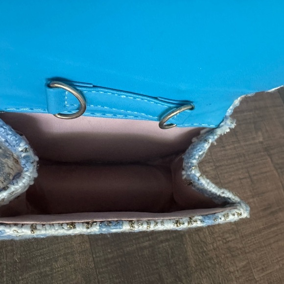 Kids Tweed Handbag with Pearl Handle - Picture 3 of 3